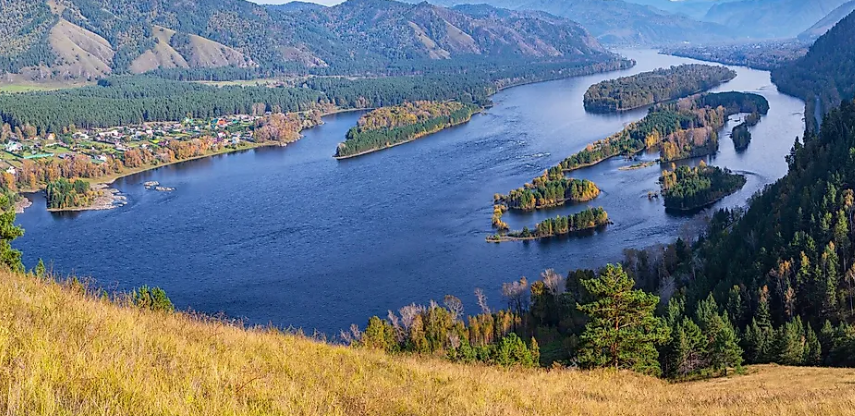 yenisey angara selenga river